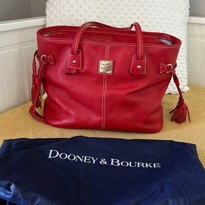 Dooney & Bourke red satchel bag
